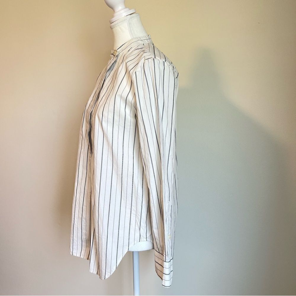 Madewell Striped The Perfect Tunic Shirt Size Small Long Sleeve - Picture 8 of 11